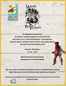 Marine Debris Plunder Fall Flyer