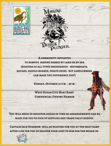 Marine Debris Plunder Fall Flyer