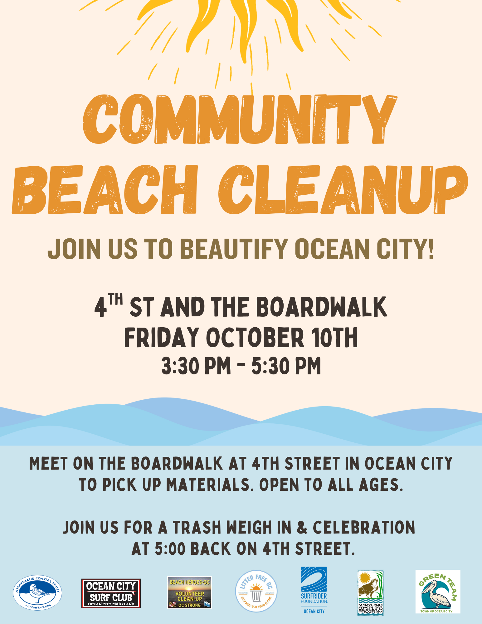 Beach Cleanup Flyer (real Estate Flyer)